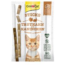 GimCat Sticks Truthahn und Kaninchen, 4Stk.