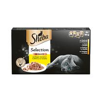 Sheba Selection in Sauce Geflügel Variation, Schalen 4x85g